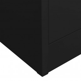 Acquista Armadio per Ufficio Nero 90x40x180 cm in Acciaio con riferimento GHV-335948 della ditta 