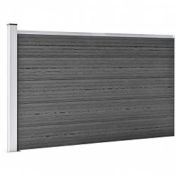 Acquista Pannello di Recinzione in WPC 175x105 cm Nero con riferimento GHV-148976 della ditta 