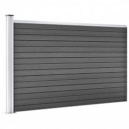 Acquista Pannello di Recinzione in WPC 175x105 cm Nero con riferimento GHV-148976 della ditta 