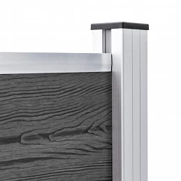 Acquista Pannello di Recinzione in WPC 175x105 cm Nero con riferimento GHV-148976 della ditta 