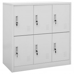 Acquista Armadietti con Chiave 2 pz Grigio Chiaro 90x45x92,5 cm Acciaio con riferimento GHV-3095231 della ditta 