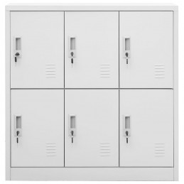 Acquista Armadietti con Chiave 2 pz Grigio Chiaro 90x45x92,5 cm Acciaio con riferimento GHV-3095231 della ditta 