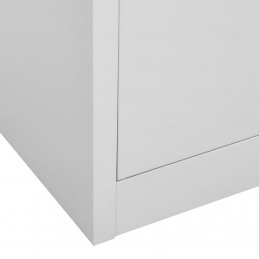 Acquista Armadietti con Chiave 2 pz Grigio Chiaro 90x45x92,5 cm Acciaio con riferimento GHV-3095231 della ditta 