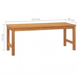 Acquista Panchina da Giardino 114 cm in Legno Massello di Teak con riferimento GHV-316626 della ditta 