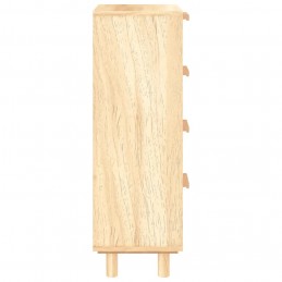 Acquista Credenza Marrone 40x30x90cm Legno Massello Pino Rattan Naturale con riferimento GHV-345644 della ditta 