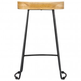 Acquista Sgabelli da Bar Gavin 2 pz in Legno Massello di Mango con riferimento GHV-247837 della ditta 