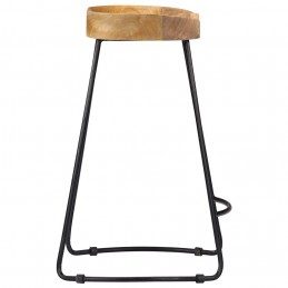 Acquista Sgabelli da Bar Gavin 2 pz in Legno Massello di Mango con riferimento GHV-247837 della ditta 