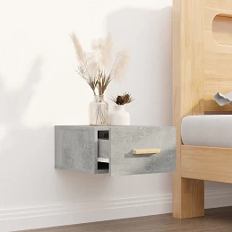 Acquista Comodino a Muro Grigio Cemento 35x35x20 cm con riferimento GHV-812842 della ditta 