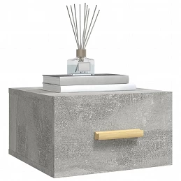 Acquista Comodino a Muro Grigio Cemento 35x35x20 cm con riferimento GHV-812842 della ditta 