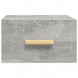 Acquista Comodino a Muro Grigio Cemento 35x35x20 cm con riferimento GHV-812842 della ditta 