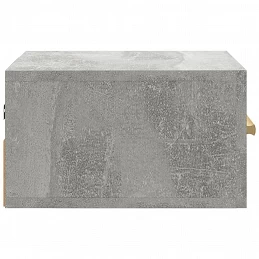 Acquista Comodino a Muro Grigio Cemento 35x35x20 cm con riferimento GHV-812842 della ditta 