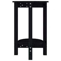 Acquista Tavolino da Salotto Nero Ø 40x60 cm in Legno Massello di Pino con riferimento GHV-822361 della ditta 