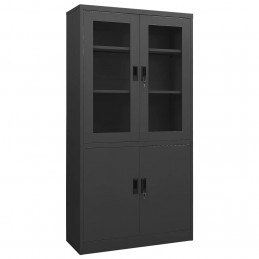 Acquista Armadio per Ufficio Antracite 90x40x180 cm in Acciaio con riferimento GHV-335949 della ditta 