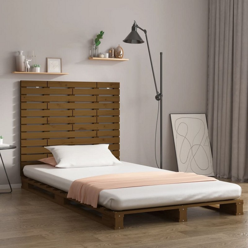 Acquista Testiera da Parete Miele 96x3x91,5 cm in Legno Massello di Pino con riferimento GHV-824676 della ditta 
