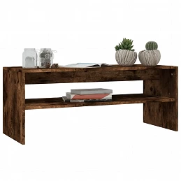 Acquista Tavolino da Salotto Rovere Fumo 100x40x40 cm Legno Multistrato con riferimento GHV-815255 della ditta 