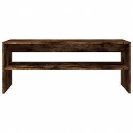 Acquista Tavolino da Salotto Rovere Fumo 100x40x40 cm Legno Multistrato con riferimento GHV-815255 della ditta 