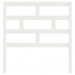 Acquista Testiera per Letto Bianca 96x4x100 cm in Legno Massello di Pino con riferimento GHV-814175 della ditta 