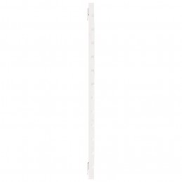 Acquista Testiera da Parete Bianca 81x3x91,5cm in Legno Massello di Pino con riferimento GHV-824694 della ditta 