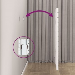 Acquista Testiera da Parete Bianca 141x3x91,5 cm Legno Massello di Pino con riferimento GHV-824709 della ditta 