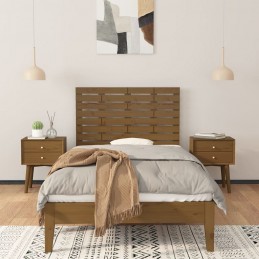 Acquista Testiera da Parete Miele 106x3x63 cm in Legno Massello di Pino con riferimento GHV-824716 della ditta 