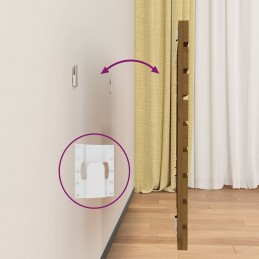 Acquista Testiera da Parete Miele 106x3x63 cm in Legno Massello di Pino con riferimento GHV-824716 della ditta 