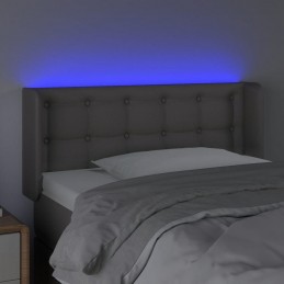 Acquista Testiera a LED Grigio 83x16x78/88 cm in Similpelle con riferimento GHV-3123312 della ditta 