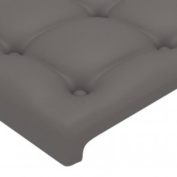 Acquista Testiera a LED Grigio 83x16x78/88 cm in Similpelle con riferimento GHV-3123312 della ditta 