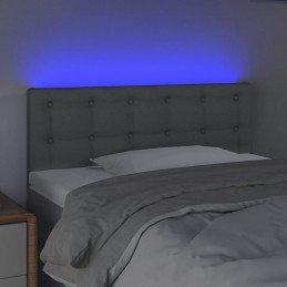Acquista Testiera Grigio Chiaro a LED 80x5x78/88 cm in Tessuto con riferimento GHV-3122020 della ditta 