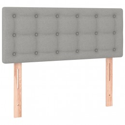 Acquista Testiera Grigio Chiaro a LED 80x5x78/88 cm in Tessuto con riferimento GHV-3122020 della ditta 