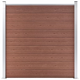 Acquista Recinzione da Giardino in WPC 1564x186 cm Marrone con riferimento GHV-3053214 della ditta 