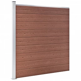 Acquista Recinzione da Giardino in WPC 1564x186 cm Marrone con riferimento GHV-3053214 della ditta 