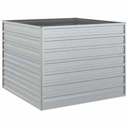 Acquista Letto Rialzato Giardino 100x100x77cm in Acciaio Zincato Argento con riferimento GHV-316883 della ditta 