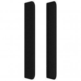Acquista Testiera ad Orecchio Nera 203x16x118/128 cm in Tessuto con riferimento GHV-3119842 della ditta 