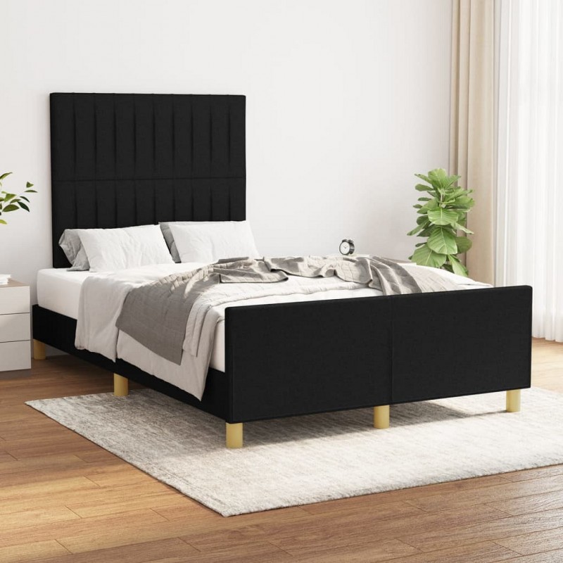 Acquista Giroletto con Testiera Nero 120x200 cm in Tessuto con riferimento GHV-3125205 della ditta 