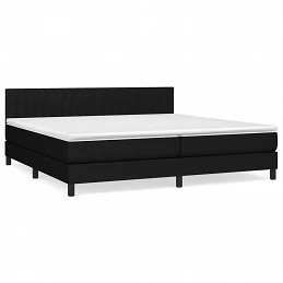 Acquista Giroletto a Molle con Materasso Nero 200x200 cm in Tessuto con riferimento GHV-3140243 della ditta 