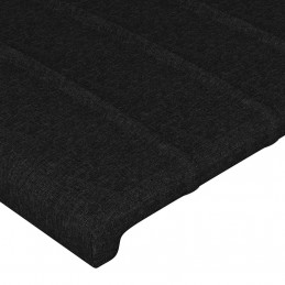 Acquista Testiera a LED Nera 103x16x118/128 cm in Tessuto con riferimento GHV-3124278 della ditta 