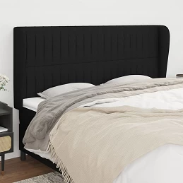 Acquista Testiera ad Orecchio Nera 203x23x118/128 cm in Tessuto con riferimento GHV-3118218 della ditta 