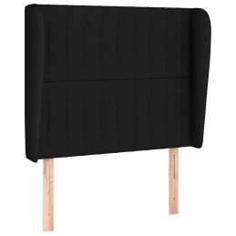 Acquista Testiera ad Orecchio Nera 103x23x118/128 cm in Tessuto con riferimento GHV-3118186 della ditta 