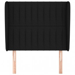 Acquista Testiera ad Orecchio Nera 103x23x118/128 cm in Tessuto con riferimento GHV-3118186 della ditta 