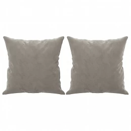 Acquista Cuscini Decorativi 2 pz Grigio Chiaro 40x40 cm in Velluto con riferimento GHV-349485 della ditta 