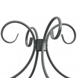 Acquista Letto a Baldacchino Grigio in Metallo 140x200 cm con riferimento GHV-284483 della ditta 