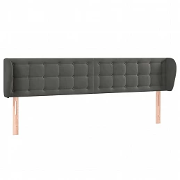 Acquista Testiera ad Orecchio Grigio Scuro 163x23x78/88 cm in Velluto con riferimento GHV-3117633 della ditta 