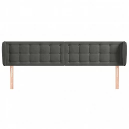 Acquista Testiera ad Orecchio Grigio Scuro 163x23x78/88 cm in Velluto con riferimento GHV-3117633 della ditta 