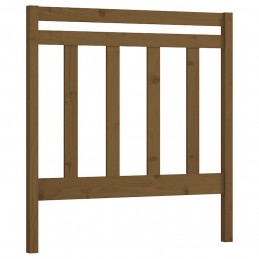 Acquista Testiera per Letto Miele 95x4x100 cm in Legno Massello di Pino con riferimento GHV-822245 della ditta 
