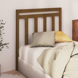 Acquista Testiera per Letto Miele 95x4x100 cm in Legno Massello di Pino con riferimento GHV-822245 della ditta 