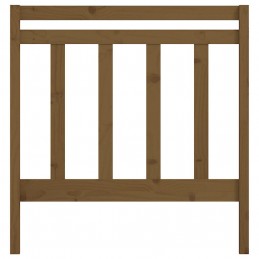 Acquista Testiera per Letto Miele 95x4x100 cm in Legno Massello di Pino con riferimento GHV-822245 della ditta 