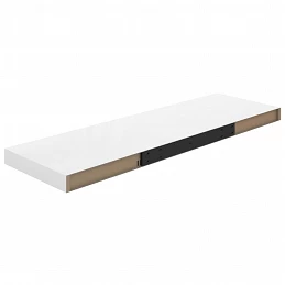 Acquista Scaffale a Parete Bianco Lucido 80x23,5x3,8 cm in MDF con riferimento GHV-323751 della ditta 