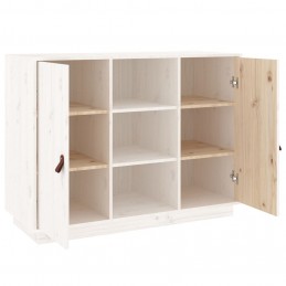 Acquista Credenza Bianca 100x40x75 cm in Legno Massello di Pino con riferimento GHV-820133 della ditta 