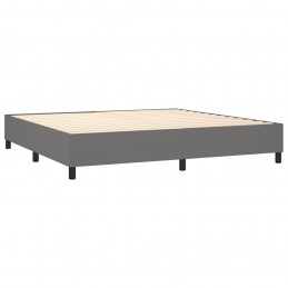 Acquista Letto a Molle Materasso e LED Grigio Scuro 200x200cm in Tessuto con riferimento GHV-3138502 della ditta 
