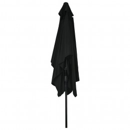 Acquista Ombrellone da Giardino con Palo in Metallo 300x200 cm Nero con riferimento GHV-47128 della ditta 